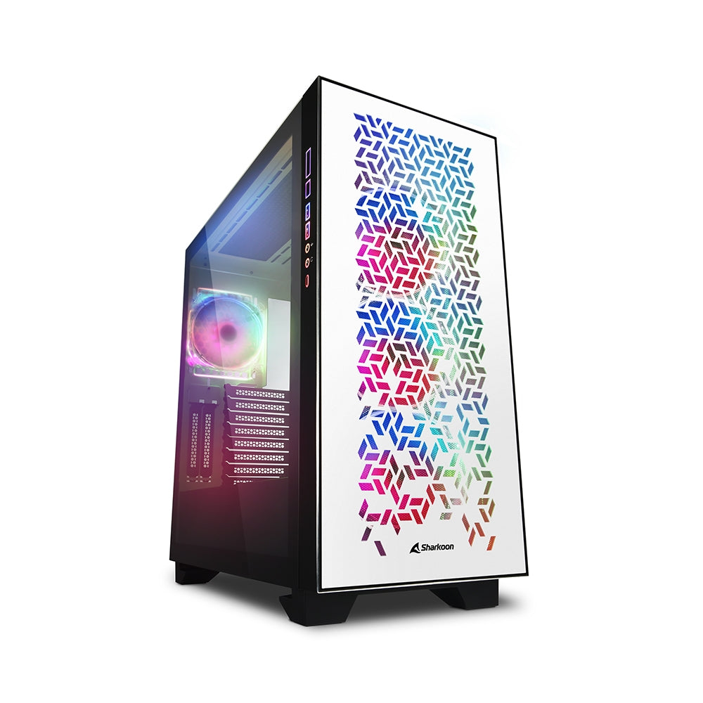 Sharkoon   Elite   Shark   Ca300h   White    Big   Tower   Case