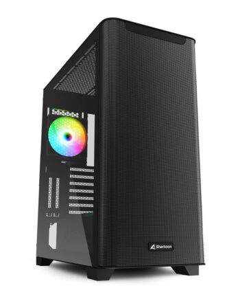 Sharkoon   M30   Rgb    Tower   Case    Black    Tempered   Glass