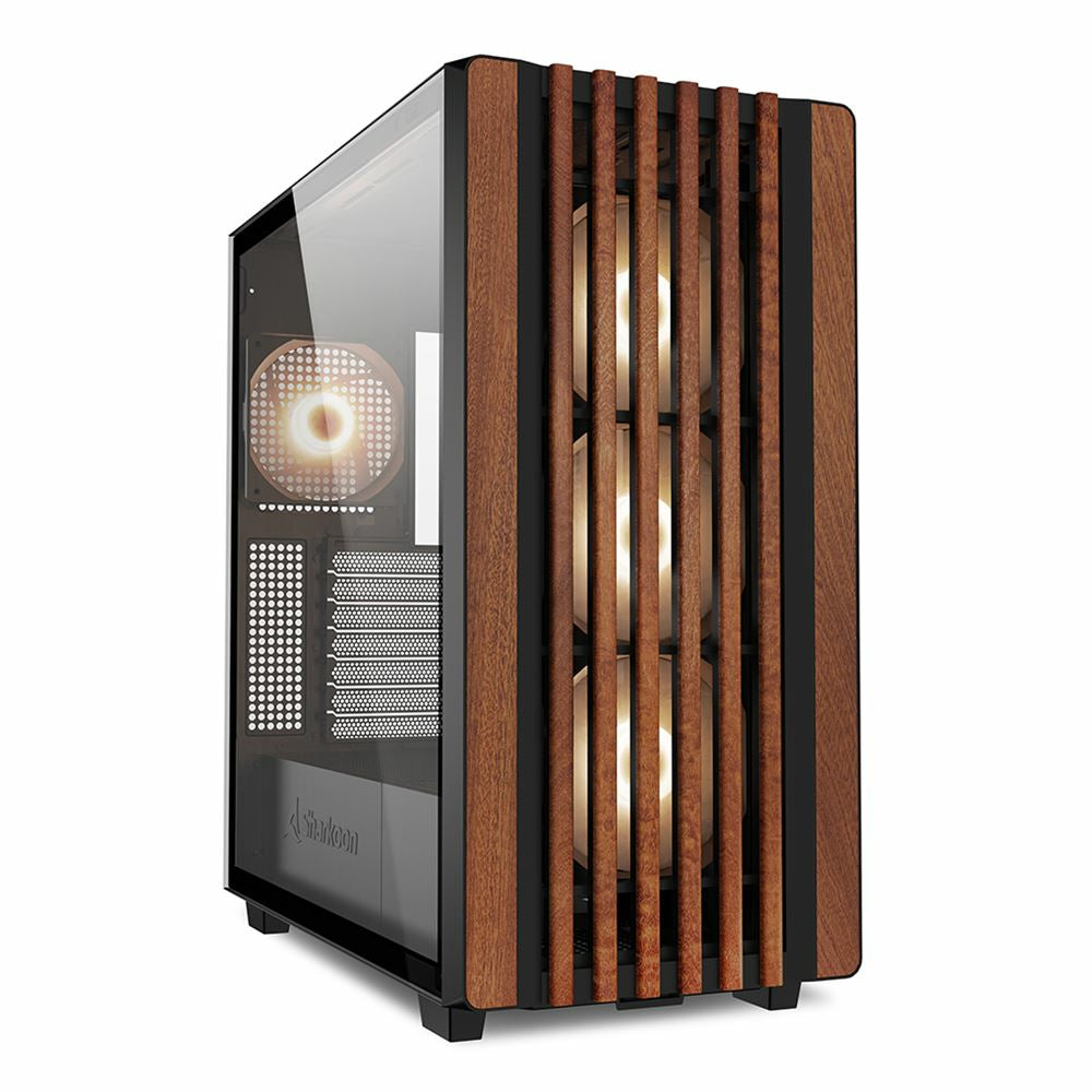 Sharkoon   Rebel   C70g   Rgb    Tower   Case    Black    Tempered   Glass