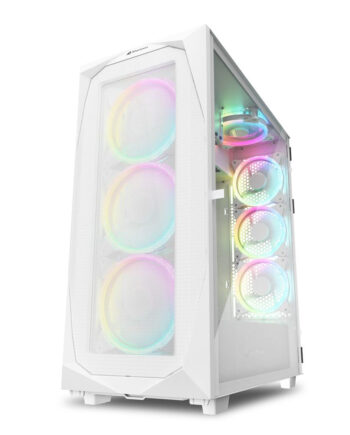 Sharkoon   Rev300   White    Tower   Case    White