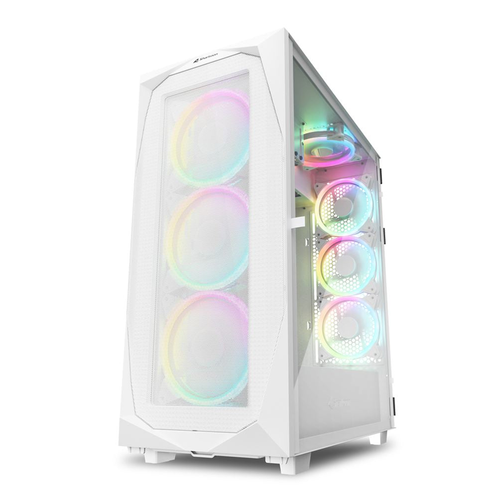 Sharkoon   Rev300   White    Tower   Case    White