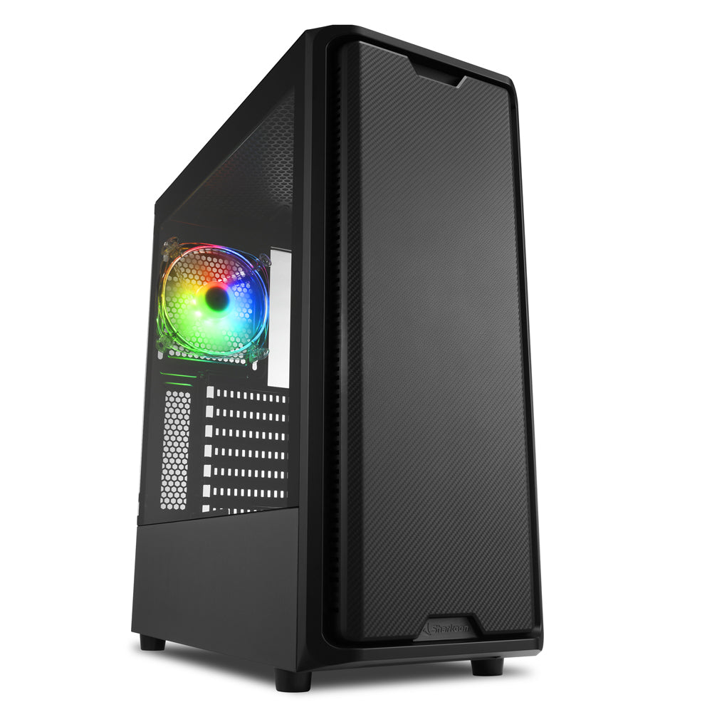 Sharkoon   Sk3   Rgb    Tower   Case    Black