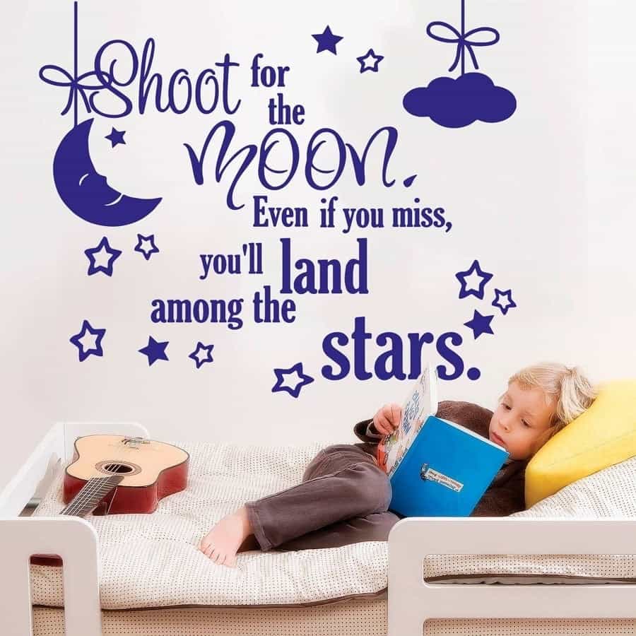 Shoot   For   The   Moon   Wallsticker