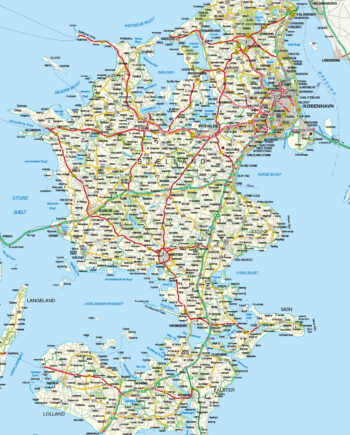 Sjælland   Og   Lolland - Falster   Af   Illux