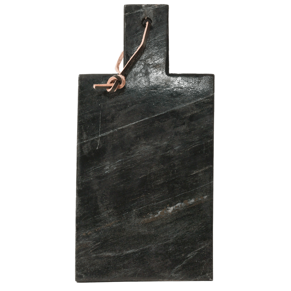 Skærebræt    Marmor    Sort    30x15   Cm