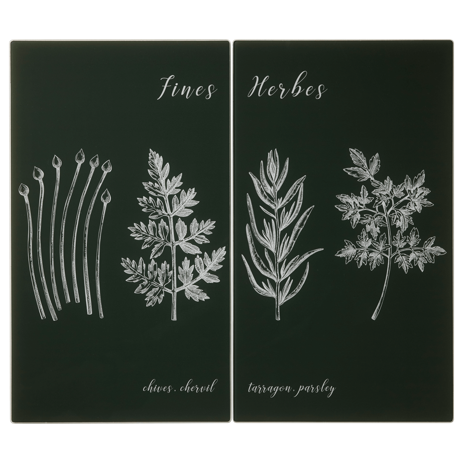 Skærebrætter   I   Hærdet   Glas    Fines   Herbes