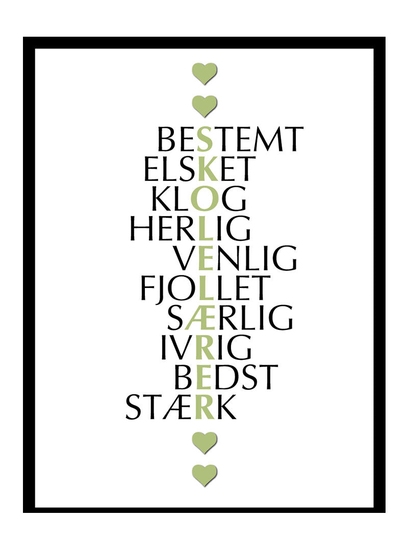 Skolelærer   Citat   Plakat