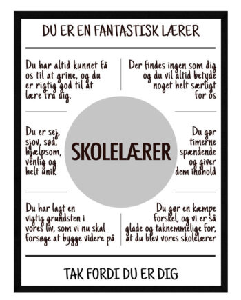 Skolelærer   Plakat