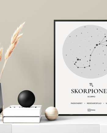 Skorpionen Stjernetegn Plakat