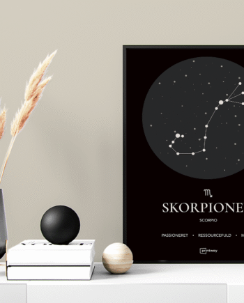 Skorpionen Stjernetegn Plakat