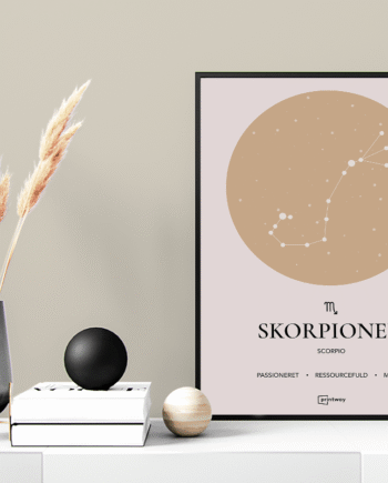 Skorpionen Stjernetegn Plakat