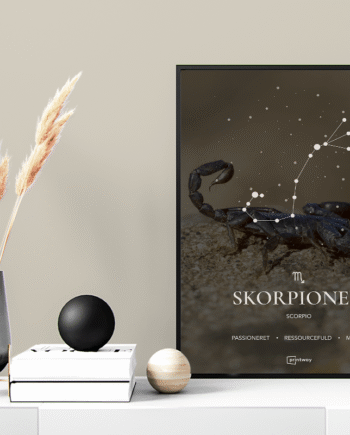 Skorpionen Stjernetegn Plakat