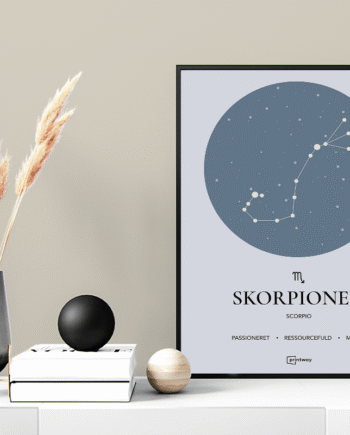 Skorpionen Stjernetegn Plakat