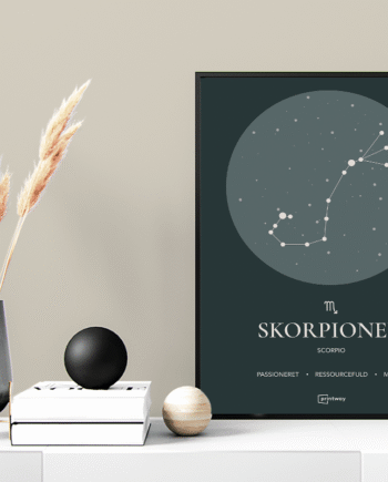 Skorpionen Stjernetegn Plakat