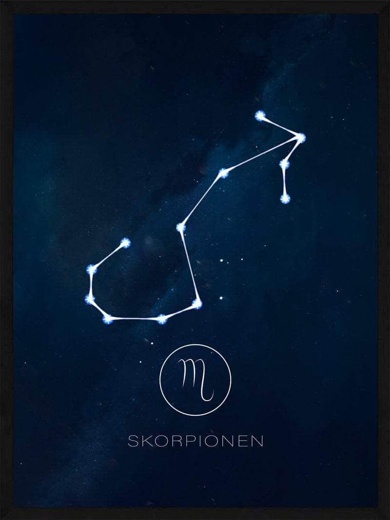 Skorpionen   Stjernetegn   Plakat