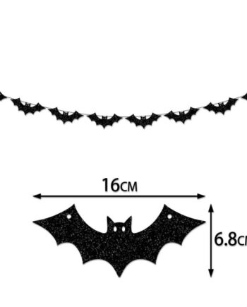 Skræmmende   Og    U   Hyggelig   Halloween   Pynt    Flagermus