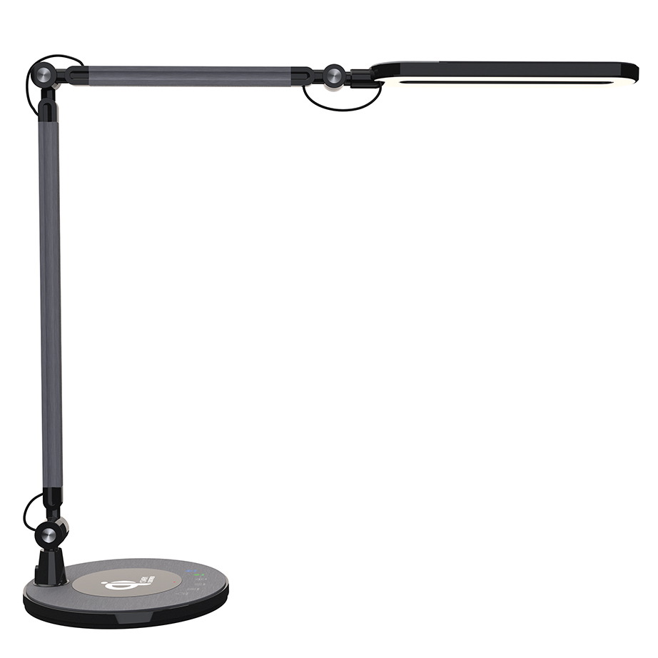 Skrivebordslampe Med Qi Trådløs Oplader Maulmarino