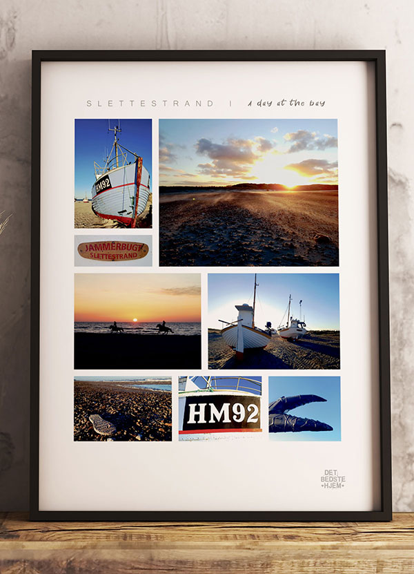 Slettestrand - Plakat 21 X 29 A4 Kr 199 -
