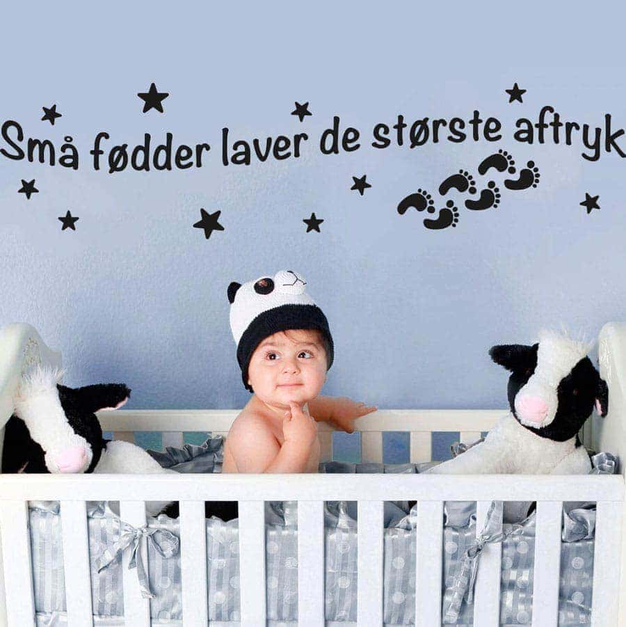 Små   Fødder   Wallsticker