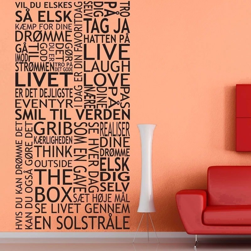 Smil   Til   Verden   Wallsticker