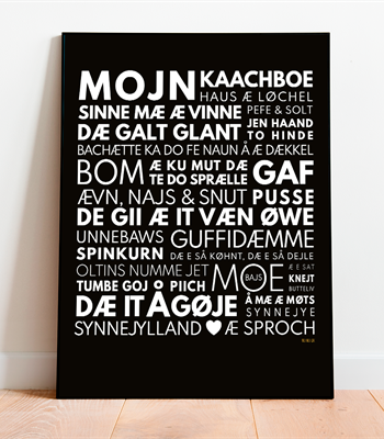 Snak   æ   Sproch   Sort   Hvid
