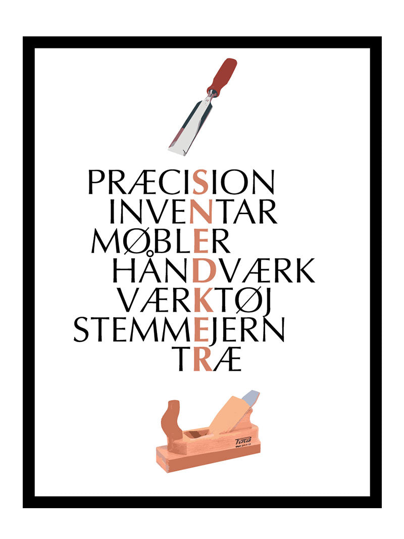 Snedker   Citat   Plakat