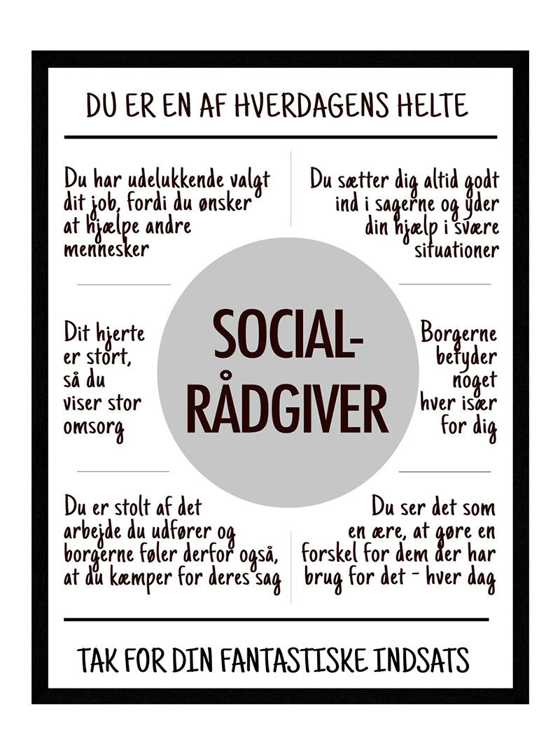 Socialradgiver   Plakat