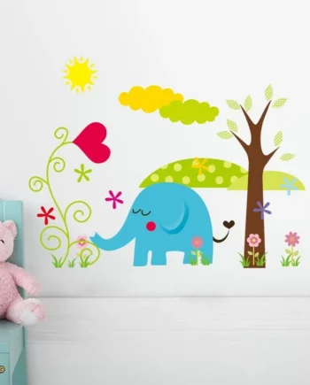 Sød   Elefant   Wallsticker