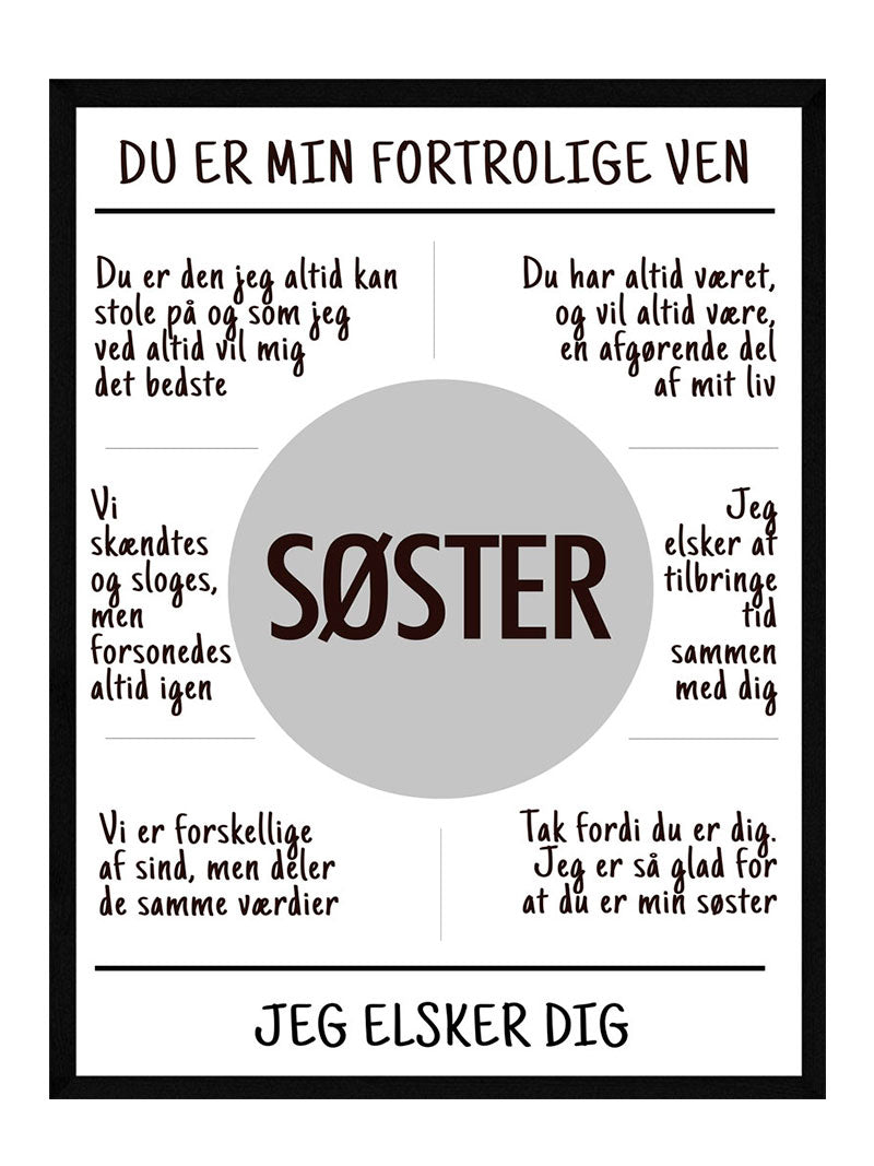 Søster   Plakat