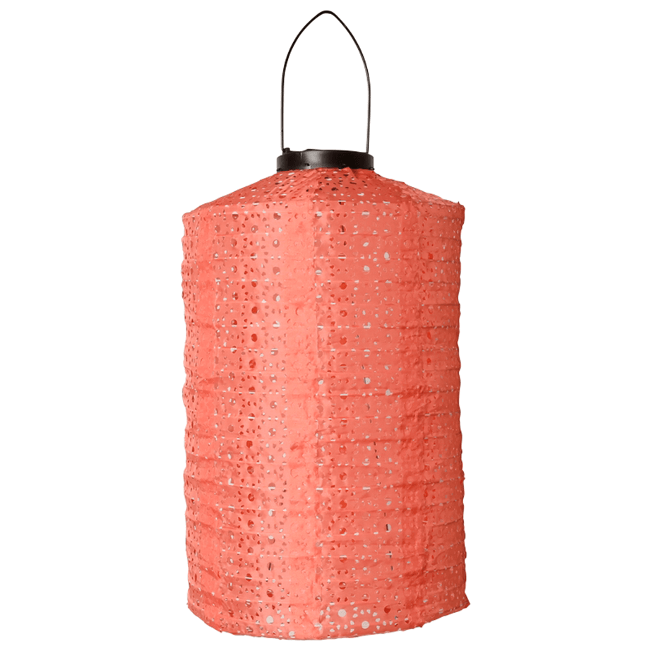 Solcelle   Lanterne    Cylinder    Pink