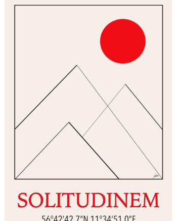 Solitudinem   Af   Justesen   Plakater