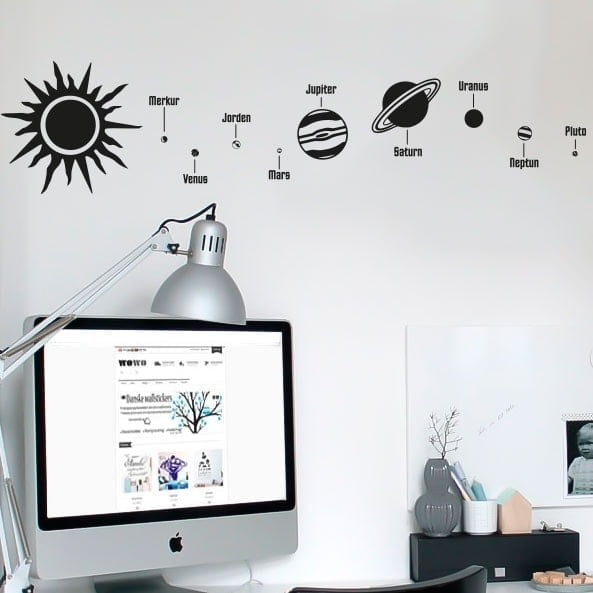 Solsystemet   Wallsticker