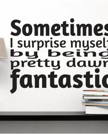 Sometimes   I   Surprise   Wallsticker
