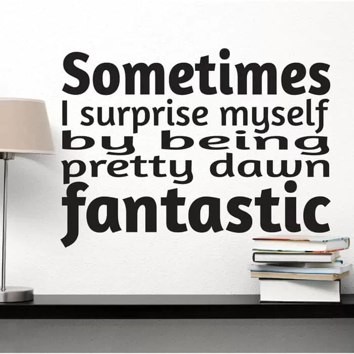 Sometimes I Surprise Wallsticker
