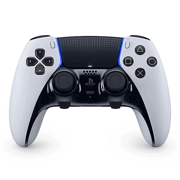 Sony   Dualsense   Edge   Controller     Sort   Hvid   Trådløs   Pro - Gamepad   Til   Playstation       Geekd   Dk