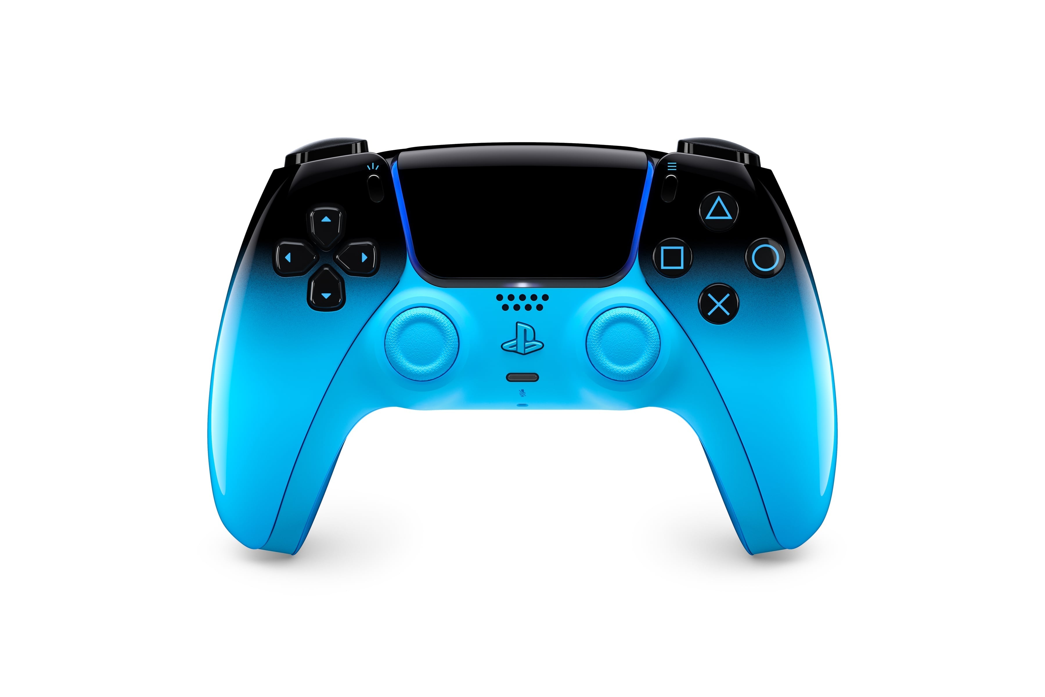 Sony   Dualsense   Trådløs   Controller     Blå   Sort   Geekd   Dk