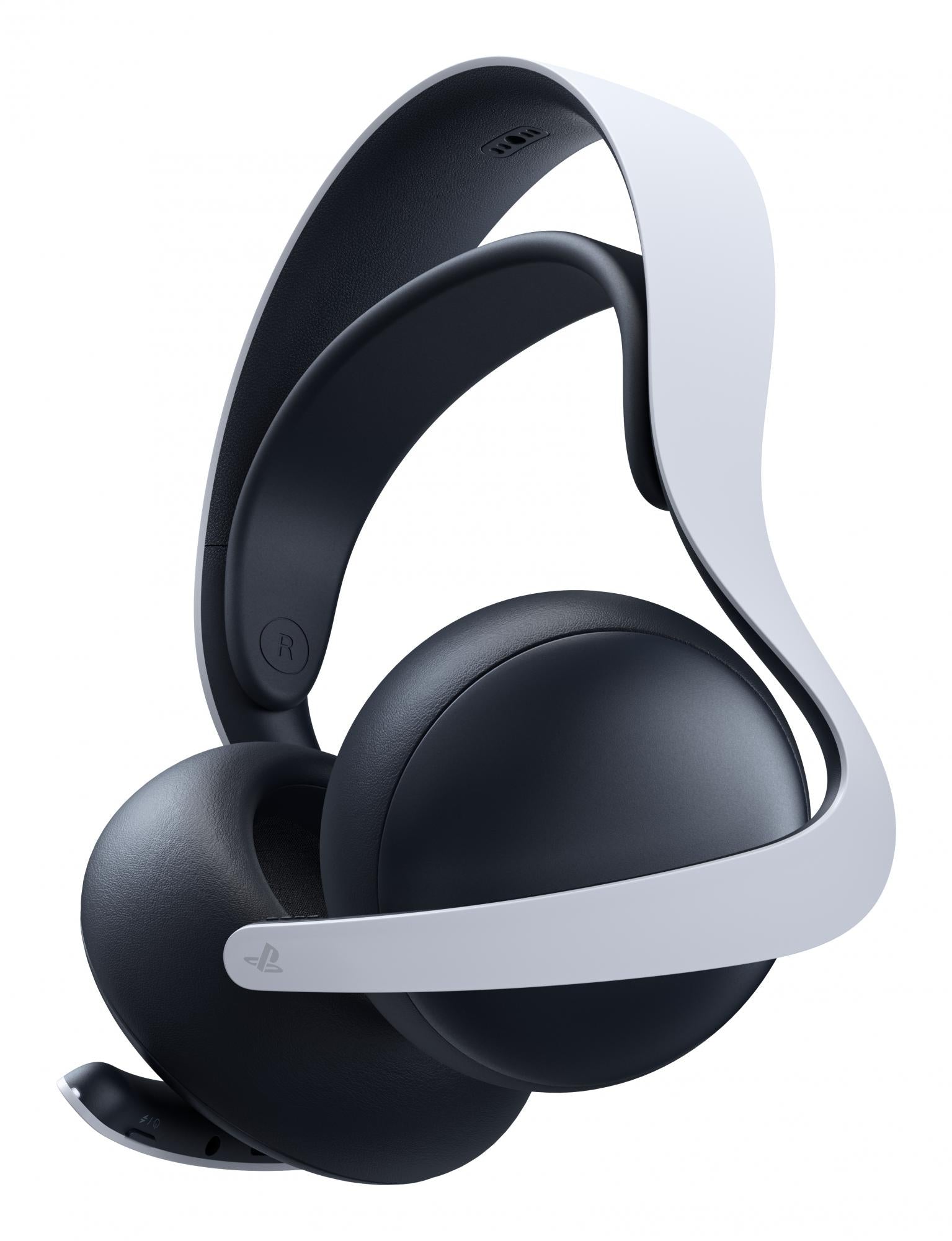 Sony   Pulse   Elite   Trådløs   Hovedtelefoner   Sort   Hvid   Headset   Geekd   Dk
