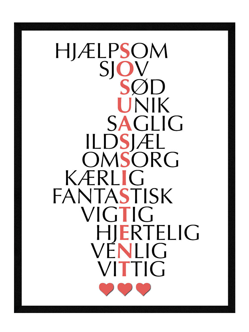 Sosu - Assistent   Citat   Plakat
