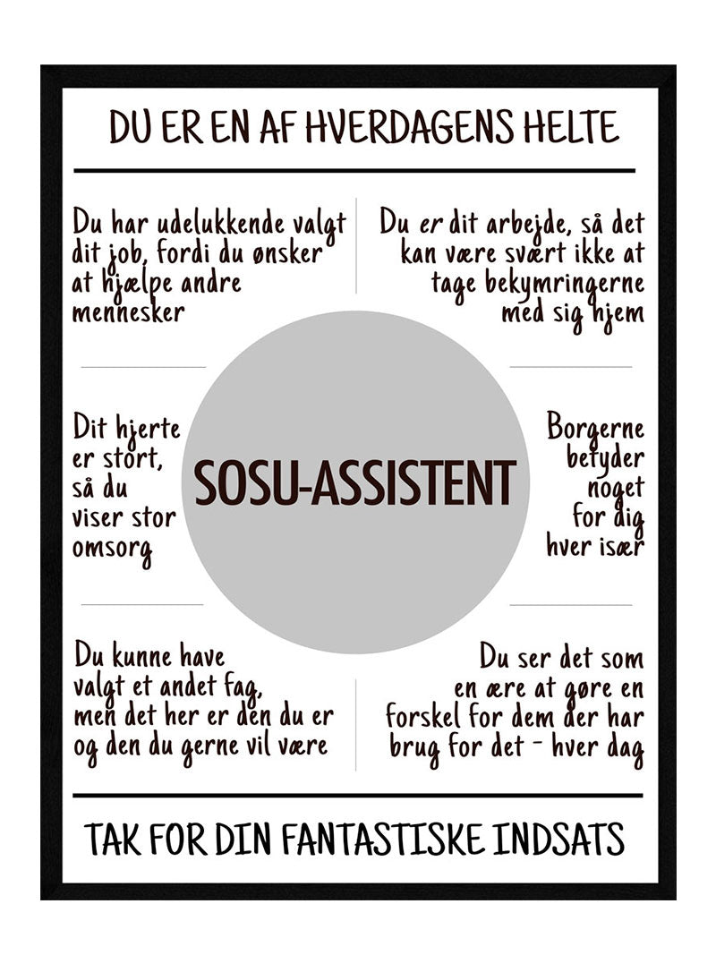 Sosu - Assistent Plakat