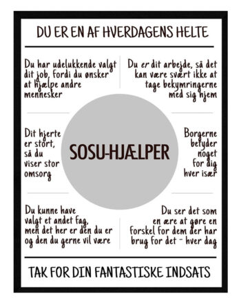 Sosu - Hjælper   Plakat