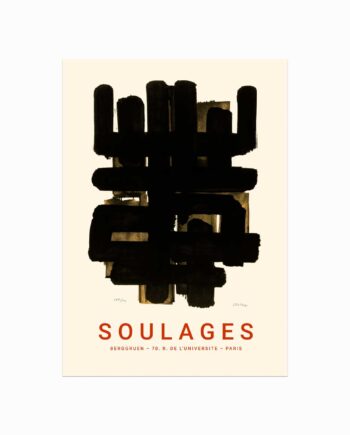 Soulages   Plakat    Berggruen    Paris