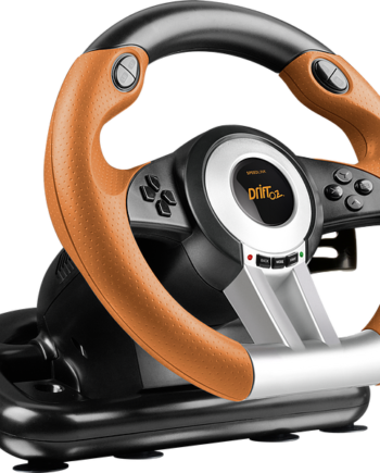 Speedlink   Drift   O   Z    Racing   Wheel   Pc   Sort   Orange   Rat   Pedal   Geekd   Dk