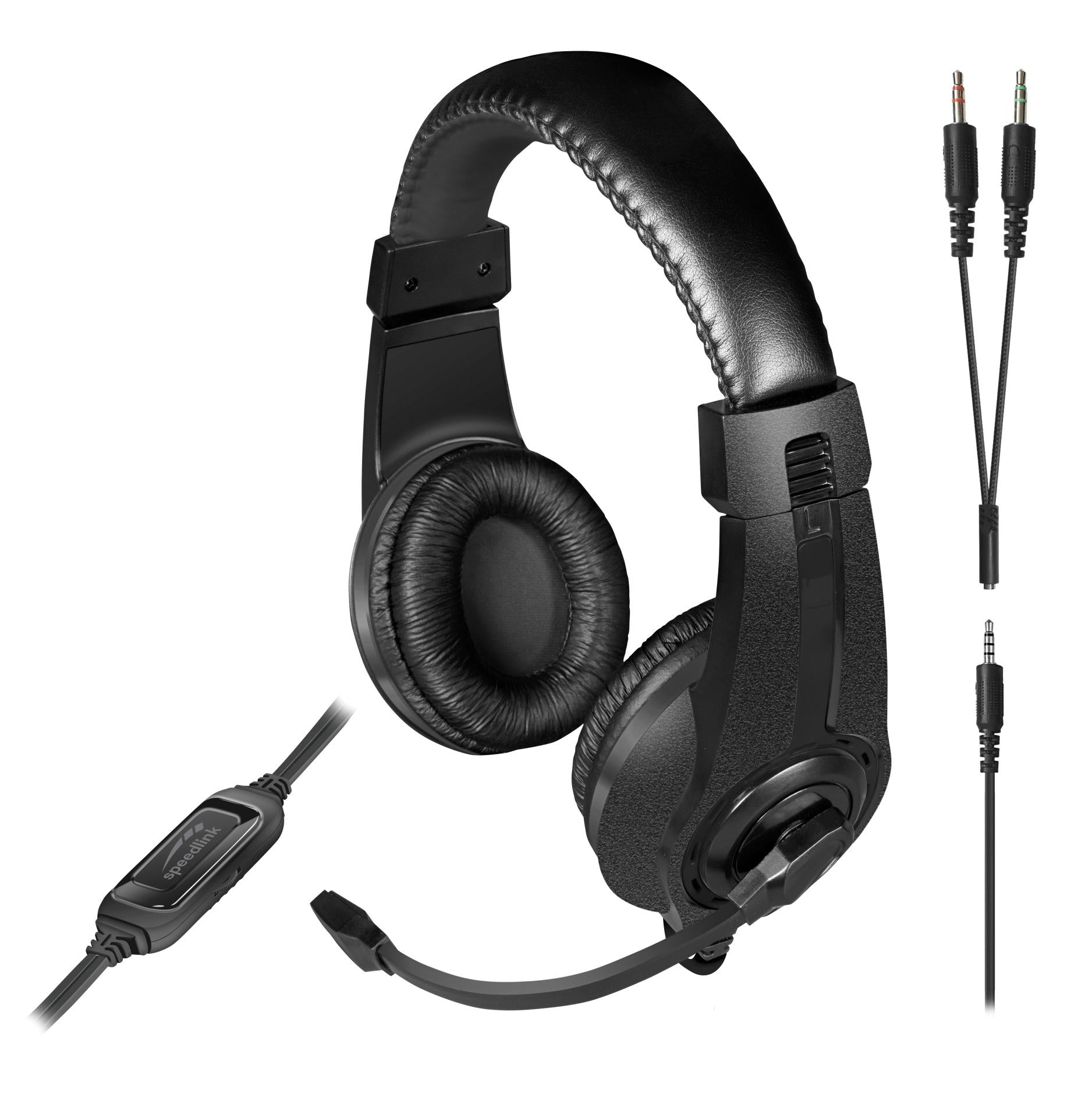 Speedlink Legatos Stereo Gaming Headset For Pc Ps5 Ps4 Xbox Series X S Switch Oled Lite Black Geekd Dk