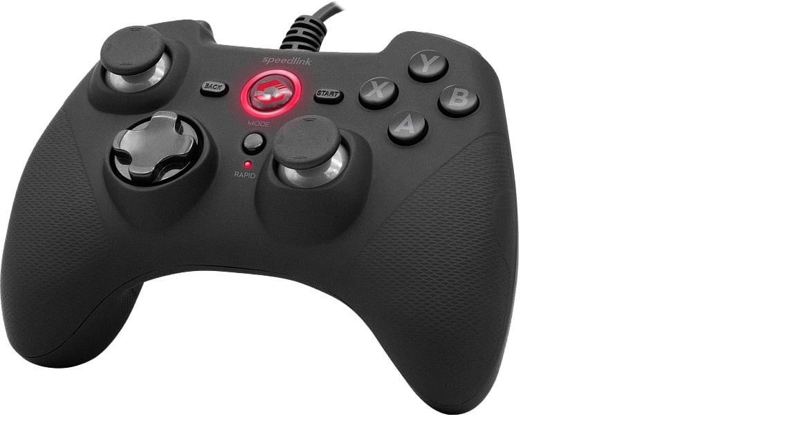Speedlink   Rait   Gamepad   For   Pc   Ps3   Switch   Rubber   Controller   Geekd   Dk
