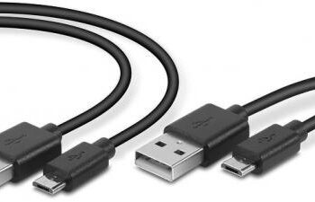 Speedlink   Stream   Play     Charge   Usb   Cable   Set   For   Ps4    Black   Usb   Kabler   Geekd   Dk