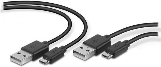Speedlink   Stream   Play     Charge   Usb   Cable   Set   For   Ps4    Black   Usb   Kabler   Geekd   Dk