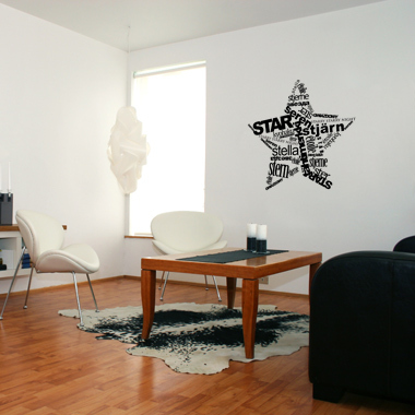 Star   Wallsticker   Af   Diana   Lovring    95x95   Cm