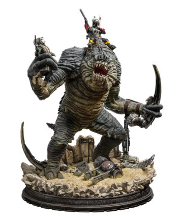 Star   Wars   Boba   Fett     Rancor     Demi   Scale       20   Statue   Geekd   Dk