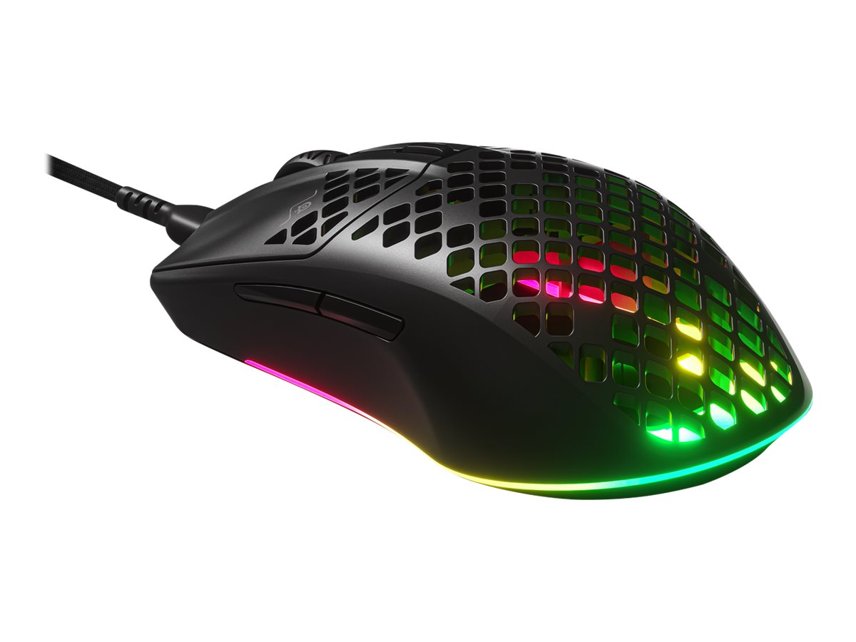 Steelseries   Aerox       2022   Edition   Optisk   Kabling   Sort