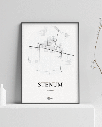 Stenum Plakaten Hvid
